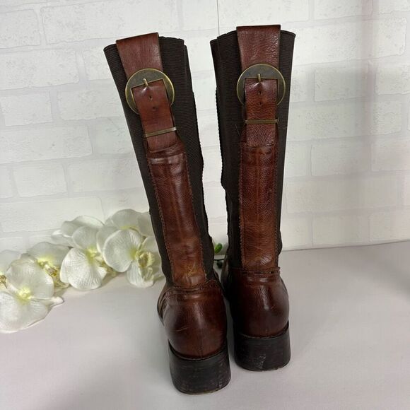 Vintage Italian Made Unisex Tall Boot EU Size 40 - Picture 8 of 16
